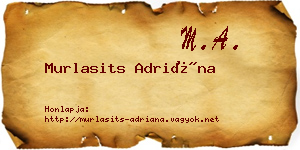 Murlasits Adriána névjegykártya